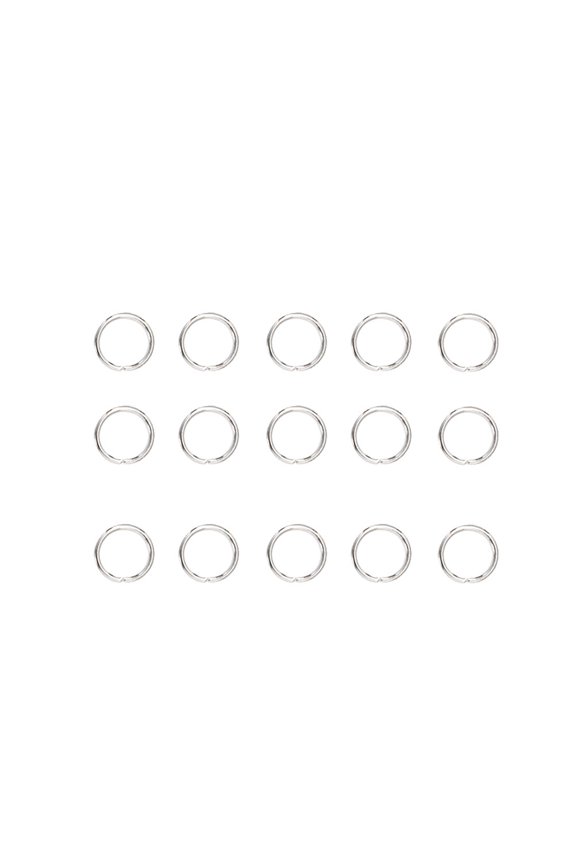 200-Pack Steel Split Key for Keychains Circle for