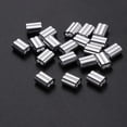 thumbnail image 1 of WHAMVOX 200pcs 1/8 Inches 2MM Wire Rope and Cable Aluminum Crimping Loop Sleeve Steel Rope Joint Aluminum with Double Holes, 1 of 8
