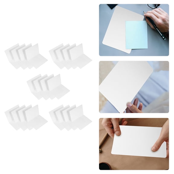 WHAMVOX 20Pcs Blank Greeting Cards For Diy Writing Invitations Thank You Occasions
