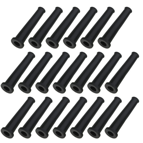 WHAMVOX 20Pcs Rubber Cable Organizer Cord Hider for Home Office Workshop