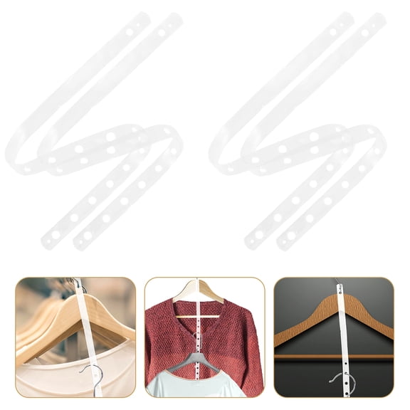 WHAMVOX 20Pcs Simple Design Connecting Strip for Home Use and Clothing Store 19.3x0.6x0.08in