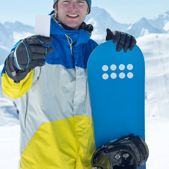 WHAMVOX 20pcs Non Slip Snowboarding Spike Pad Adhesive Snowboard Stomping Pads For Enhanced Grip And Control Winter Sports Accessories