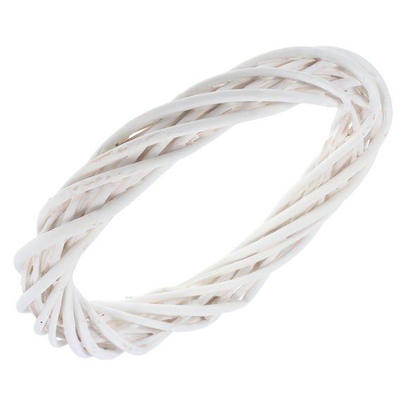 WHAMVOX 21.8in Rustic Willow Wreath for Indoor Home Decoration, Circular Design, 1 Pack