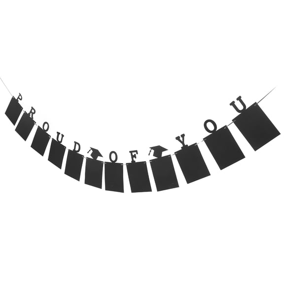 WHAMVOX 24pcs Proud Of You Graduation Banner For Graduation Celebrations Party Photo Banner For Middle School High School College