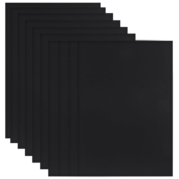 WHAMVOX 25 Pcs Stock Craft Album Paper 29.70X21.00X0.10CM Black
