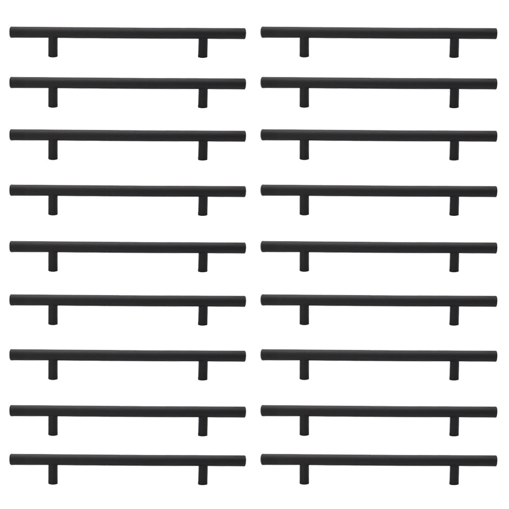 WHAMVOX 25pcs Stainless Steel Cabinet Handles Furniture Drawer Pulls Cupboard Door Knobs for Kitchen Home (10x64x100)