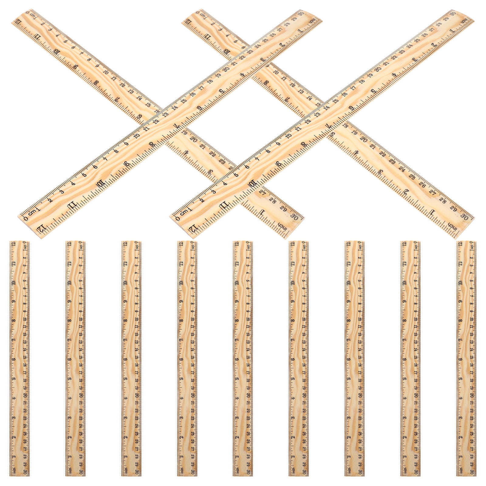 WHAMVOX  26 Pcs Quilting Tailoring Ruler Measuring Tool Student Office