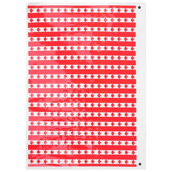 WHAMVOX 260pcs Maple Leaf Flag Stickers Canada National Flag Decals Adhesive Mini Flag Stickers Suitable For Envelopes Photo Albums