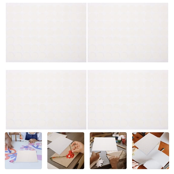 WHAMVOX 280Pcs Double Sided Sticky Gel Pads for Photo Frame Fixing and Decorations