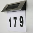 thumbnail image 1 of WHAMVOX 2Pack House Number Light Solar Powered Illumination 7.3x7.5x2.4in, 1 of 8