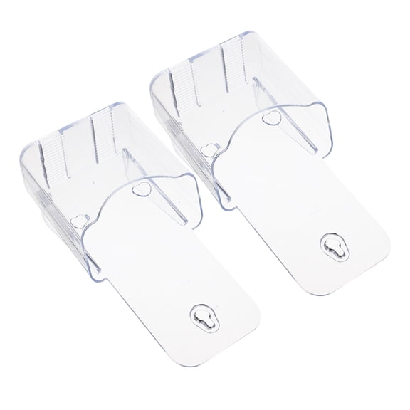 WHAMVOX 2Pcs Acrylic Brochure Holder Literature Display Holder Wall Mounted Desktop Pamphlets Display Stand