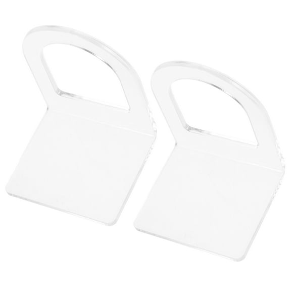 WHAMVOX 2Pcs Acrylic Sink Dish Scrubber Rack Kitchen Transparent Scrub Brush Holder Multi-Functional Holder For Various Brushes Enhances Kitchen Aesthetics