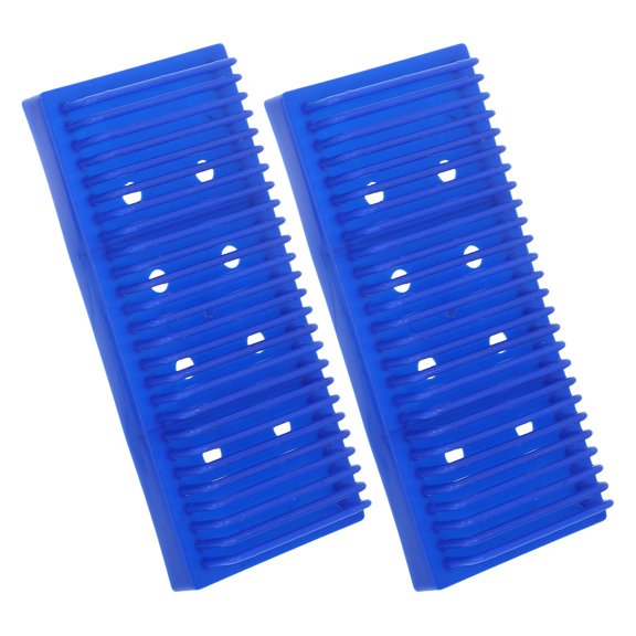 WHAMVOX Plastic Slide Drying Stand Blue Laboratory Glass Slide Tools Space-Saving