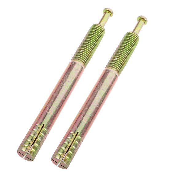 WHAMVOX 2Pcs Car Lift Anchor Bolts Golden Precision Machined Heavy Duty Fixing Screws