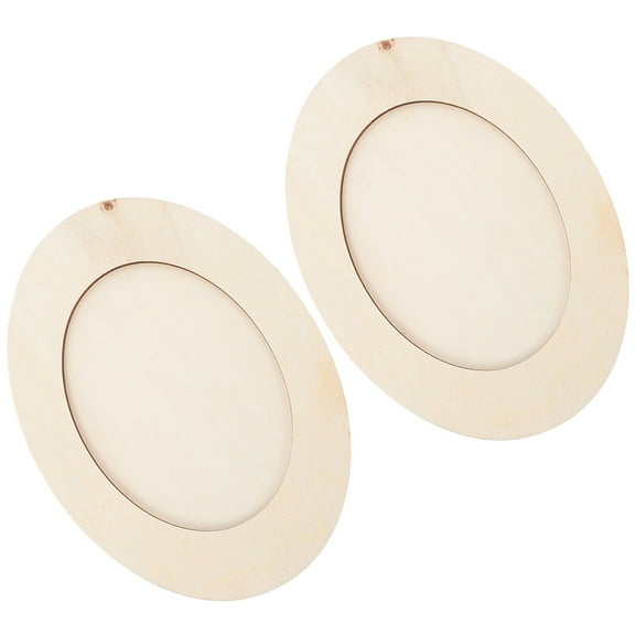 WHAMVOX 2Pcs DIY Blank Picture Frames Decorative Picture Frames Handmade Painting Picture Frames