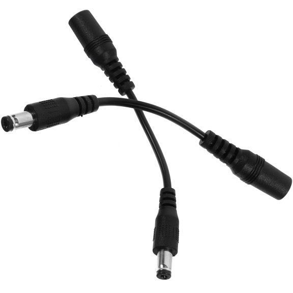 WHAMVOX 2Pcs Effect Unit Converter Cable Black Portable Cable Durable PVC Construction for Music School Classroom