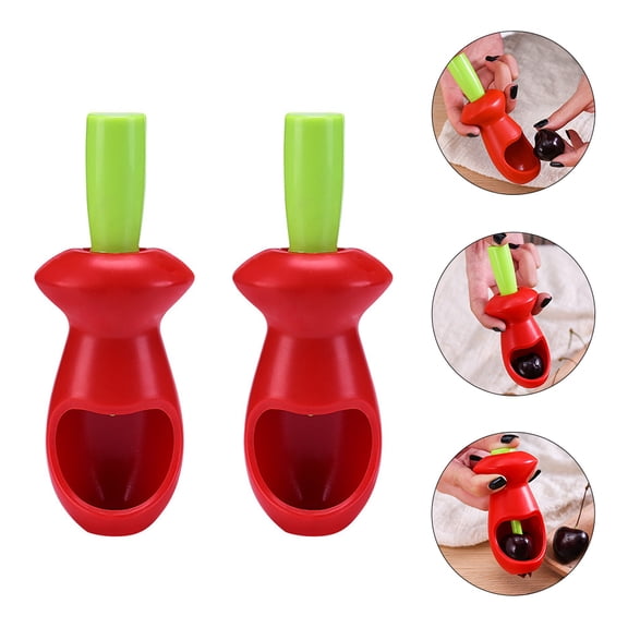 WHAMVOX 2Pcs Kitchen Cherry Core Fruit Fruit Core Removing Tools
