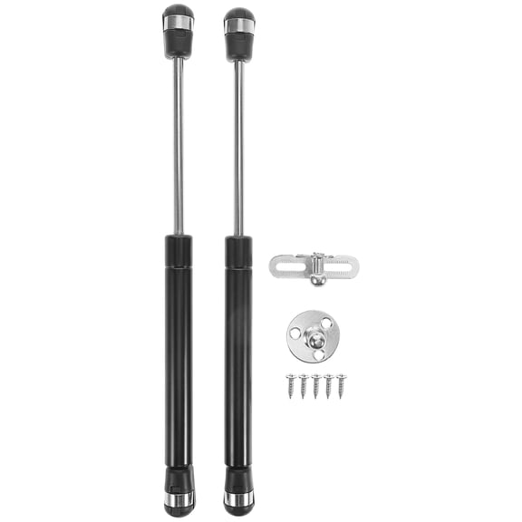 WHAMVOX 2Pcs Metal Gas for Cabinet Hinge with Spring Hinges for Rv Lift 10.41X0.59X0.59in