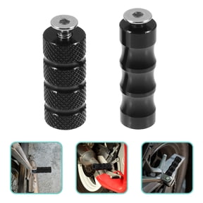 WHAMVOX 2-Pack Motorcycle Rear Passenger Foot Pegs Footrests for Riding Comfort and Distance Trips