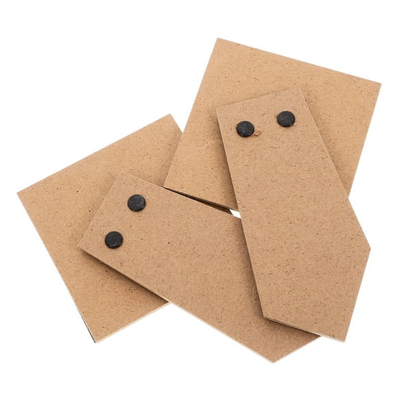 WHAMVOX 2Pcs Picture Frame Inserts Plywood Rectangular Shape for Home and Office Decorations