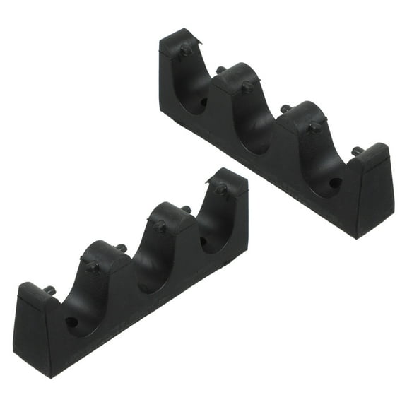 WHAMVOX 2Pcs Plastic Cue Stand Wall Mount Pole Rack Pool Cue Stand Plastic Cue Display Rack Cue Holder
