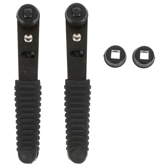 WHAMVOX 2Pcs Ratchet Wrench Twisted Wire Spanner Twisting Tool with Red Handle