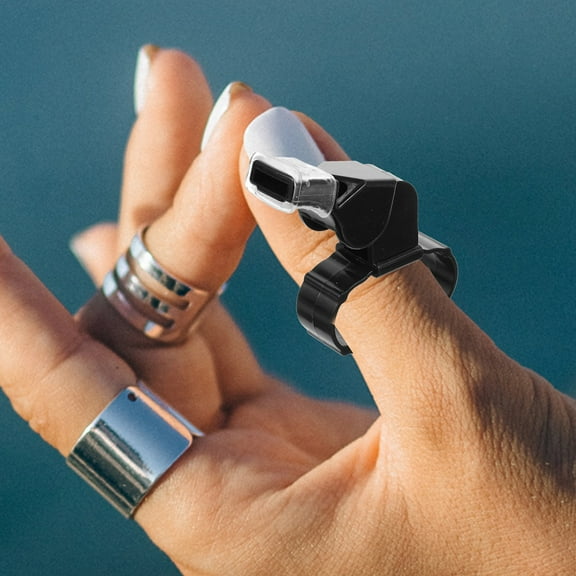 WHAMVOX 2Pcs Referee Whistle Multi-function Whistle Ring Whistle Whistles for Adults Whistle Rings