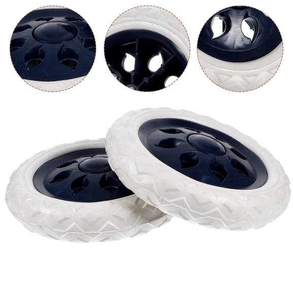 WHAMVOX 2Pcs Replacement Shopping Cart Wheels Trolley Casters Casters for Carts