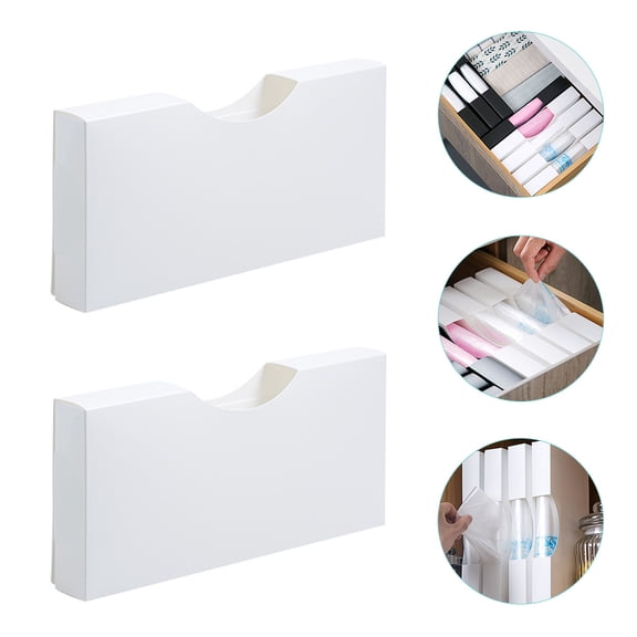 WHAMVOX 2Pcs Rubbish Bag Storage Holder Kitchen Trash Bag Box Home Plastic Storage Holder
