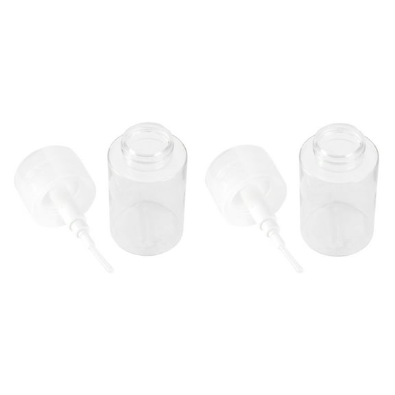 WHAMVOX 2Pcs Small Bottles for Liquids 100ml with Round Cap for Travel