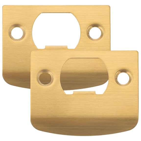 WHAMVOX 2Pcs Stainless Steel Door Strike Plate Commercial Use 1.77In