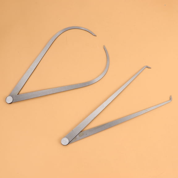 YSNOOWE 2-Pack Manual Stainless Steel Caliper Tool for Precise Laboratory Measurement and Accurate