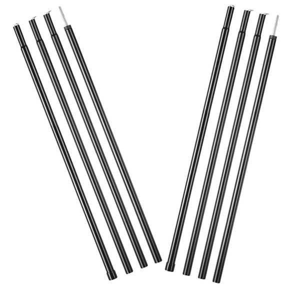 WHAMVOX 2Pcs Tent Poles for Canopy with Special Rod Head Design Galvanized Iron 11.8x0.6in