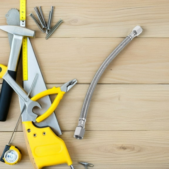 WHAMVOX 2pcs Air Compressor Replacement Parts Stainless Steel Hose Pneumatic Pipes Flexible Exhaust Tube Air Compressor Air Pipe Compressor Air Piping