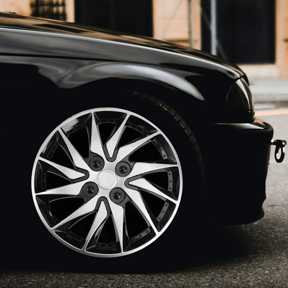 WHAMVOX 2pcs Automotive Hub Cap 14 Inch Decorative Hub Cover Wheel Cover Car Hubcap Supply