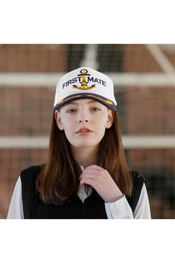 2pcs Baseball Hat for Outdoor Activities White Sailor Cap for Men and Women Great for Boating and Yacht Adventures