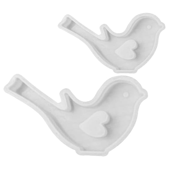 WHAMVOX 2pcs Bird Silicone Mold DIY Crafts Mold for Baking Silicone Fondant Mold Creative Cake Baking Molds Kitchen Gadget Silicone Candy Mold