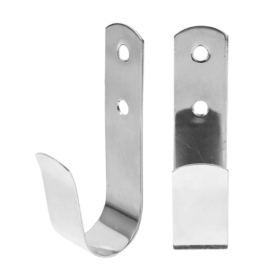 WHAMVOX 2pcs Boat Hooks Stainless Steel Hook Yacht Hooks Ring Buoy Hooks Clothes Hangers