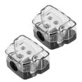 thumbnail image 1 of WHAMVOX 2pcs Car Audio Amplifier Modification Grounding Box Distribution Block Sound For Private And Audio Accessories, 1 of 7