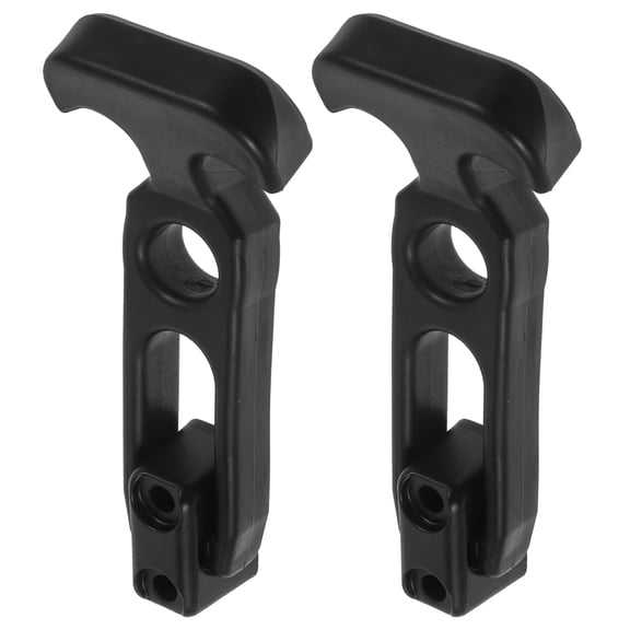 WHAMVOX 2pcs Car Hood Catches Flexible Handle Latches Heavy Duty T-Handle Hasp for Toolbox Cabinet