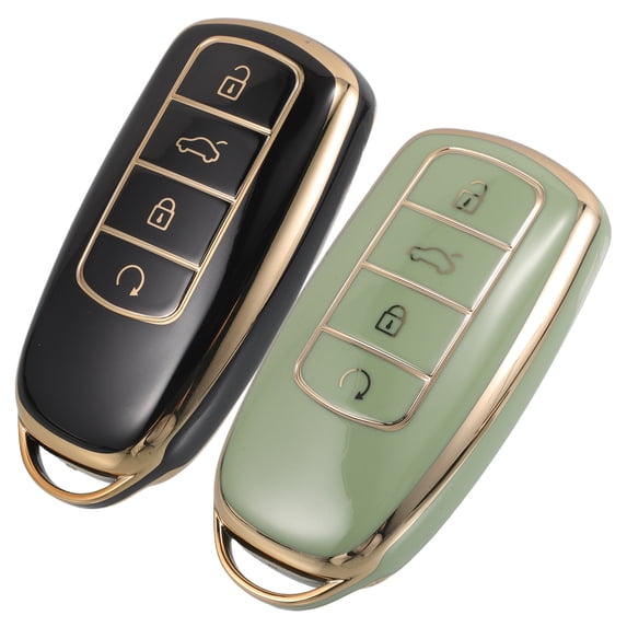 WHAMVOX 2pcs Car Key Fob Cover Compatible for Chery Little Ant Protective Shell Case Keyless Entry Remote Protector Replacement Housing for Vehicle Key Security