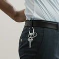thumbnail image 1 of WHAMVOX 2pcs Carabiner Clip For Keys Key Ring Clips Waist Belt Keychain Keychain Ring Holder Car Key Chain Pendant Metal Key Ring, 1 of 8