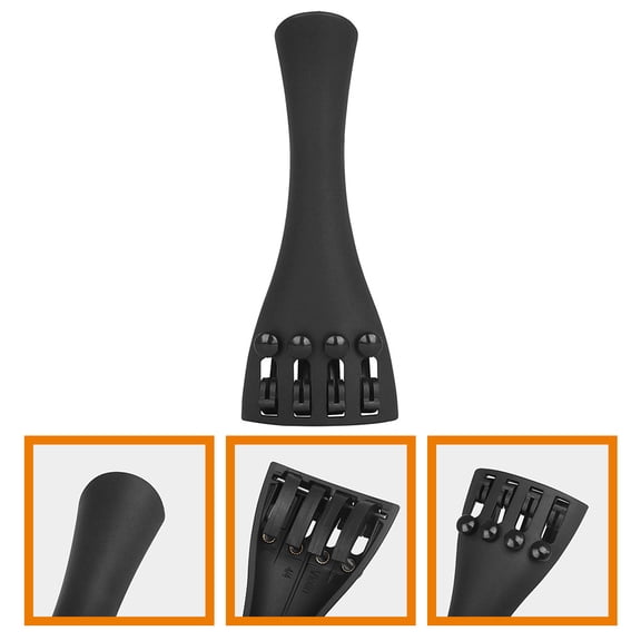 WHAMVOX 2pcs Cello Tailpiece Replacement Cello Tailpiece Fiber 4/4 Tailpiece