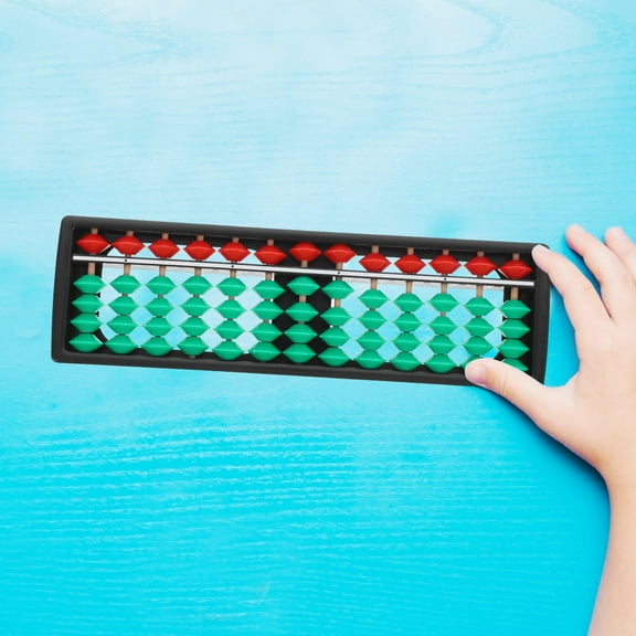 HOOWIFFY Set of 2 Multi-Color Chinese Abacus Counting Toys for Kids, Educational Early Learning Math Tools