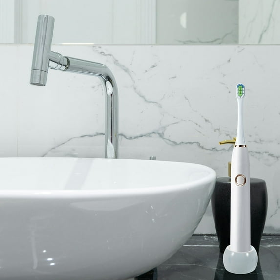 WHAMVOX 2pcs Compact Ceramic Toothbrush Rack Bathroom Countertop Versatile Toothbrush Stand Modern Toothbrush Support Toothbrush Storage