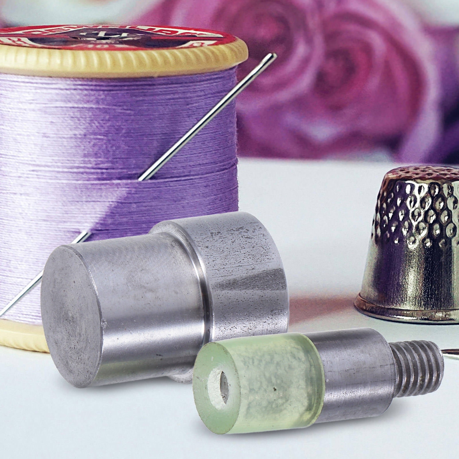 WHAMVOX 2pcs Double Capped Rivets Setting Die Manual Hand Press Rivets ...