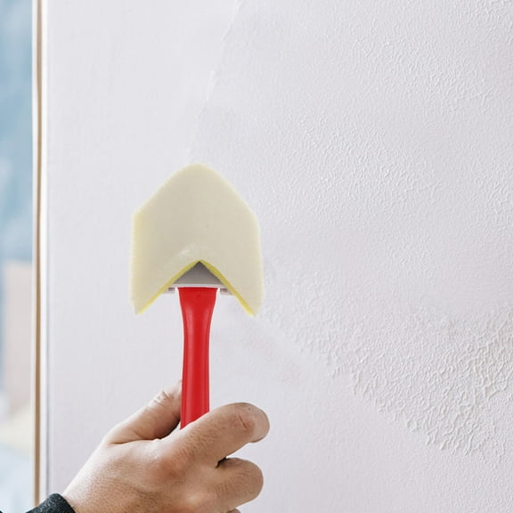 WHAMVOX 2pcs Edge Paint Brush for Walls Precision Triangle Trim and Corner Brush for Wall Home Improvement Indoor and Outdoor Use