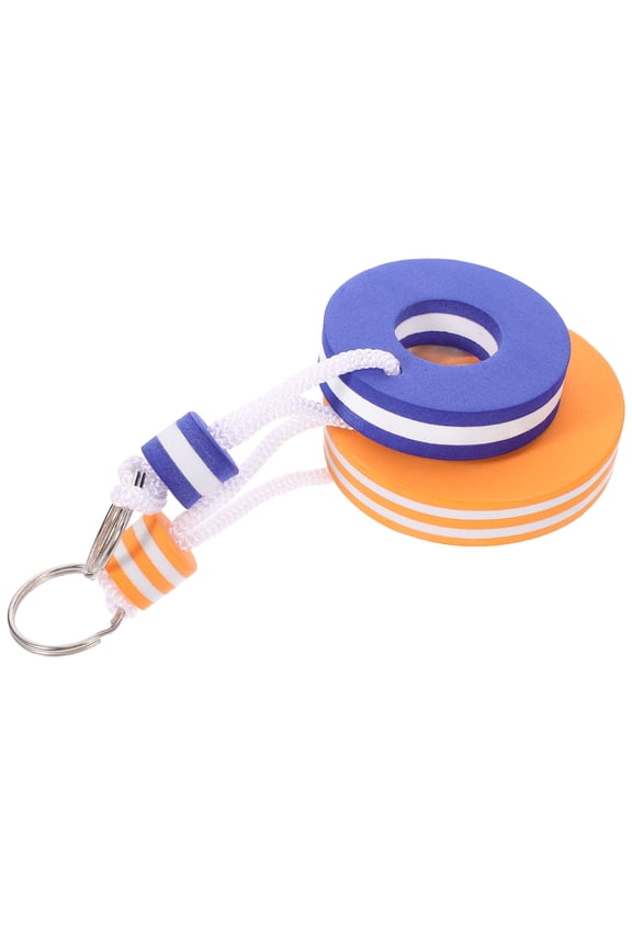 2Pcs Floating Key Float Keychain Lightweight Eva Material for Pool Sailing and Boating