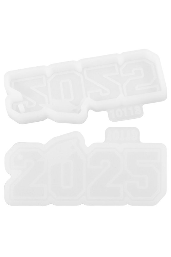 Silicone Resin Molds 2pcs for Grad Cap Shaped Pendants and Accessories