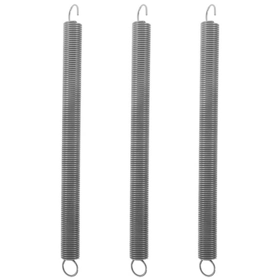 WHAMVOX 2pcs Heavy Duty Extension Springs Wear-Resistant Steel Wire Double Hook Tension Springs for Mechanical Applications Flexible Steel Spring